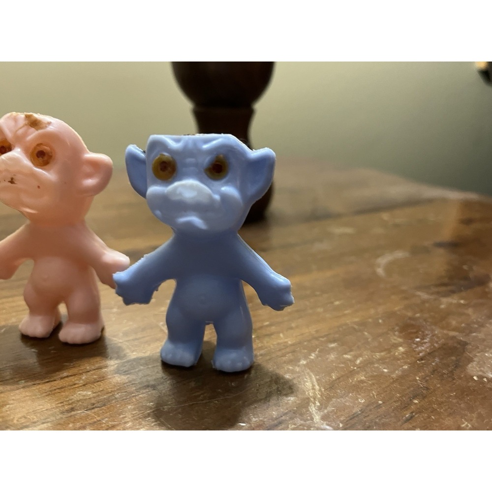 1966 - Vintage Trolls-Green-Blue-Pink - Picture 2 of 5